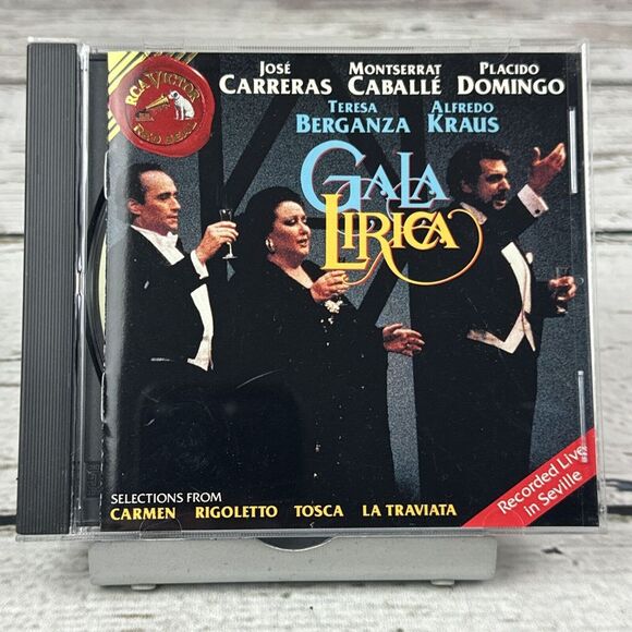 Gala Lirica [1992 CD] Jose Carreras Montserrat Caballe Placido Domingo Opera - Picture 1 of 4